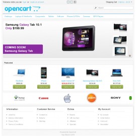 Beauty Hoojar Theme template For OpenCart