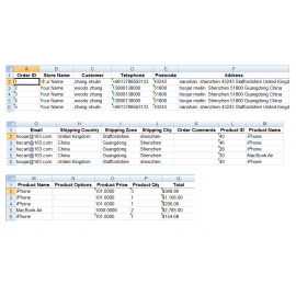 Export Orders To Excel Or CSV Or XML Or All For OpenCart