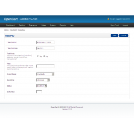 Masapay Payment For Opencart